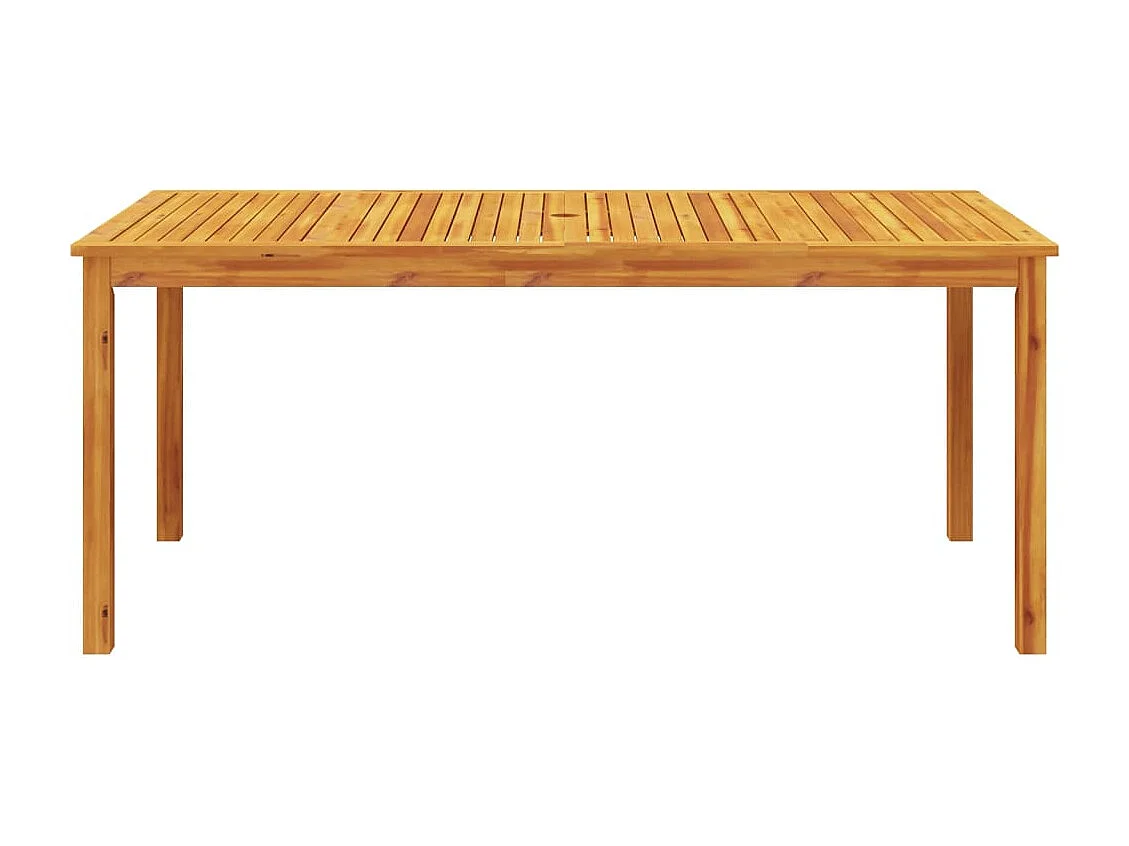 Juego de comedor para jardín 7 piezas madera maciza acacia