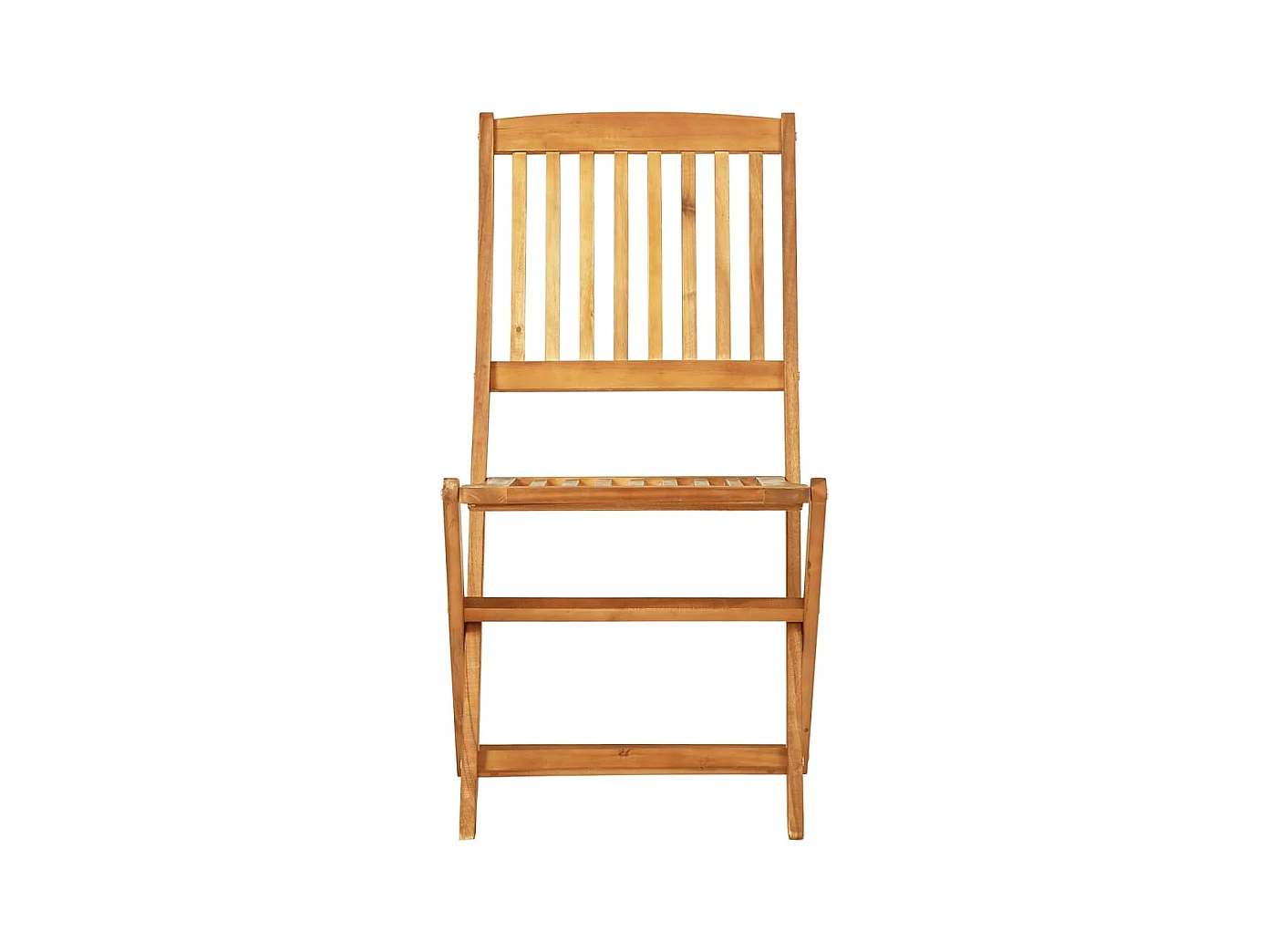 Ensemble à manger de jardin pliable 3 pièces bois d'acacia massif