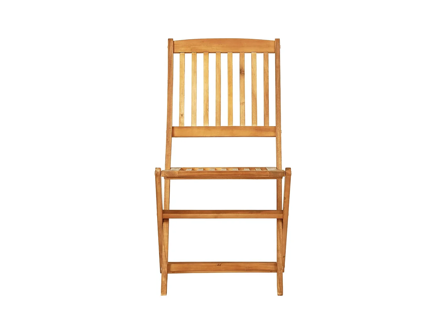 Ensemble à manger de jardin pliable 3 pièces bois d'acacia massif