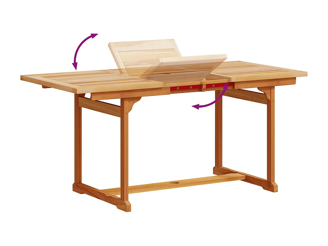 Ensemble à manger de jardin 7 pièces bois d'acacia solide textilène