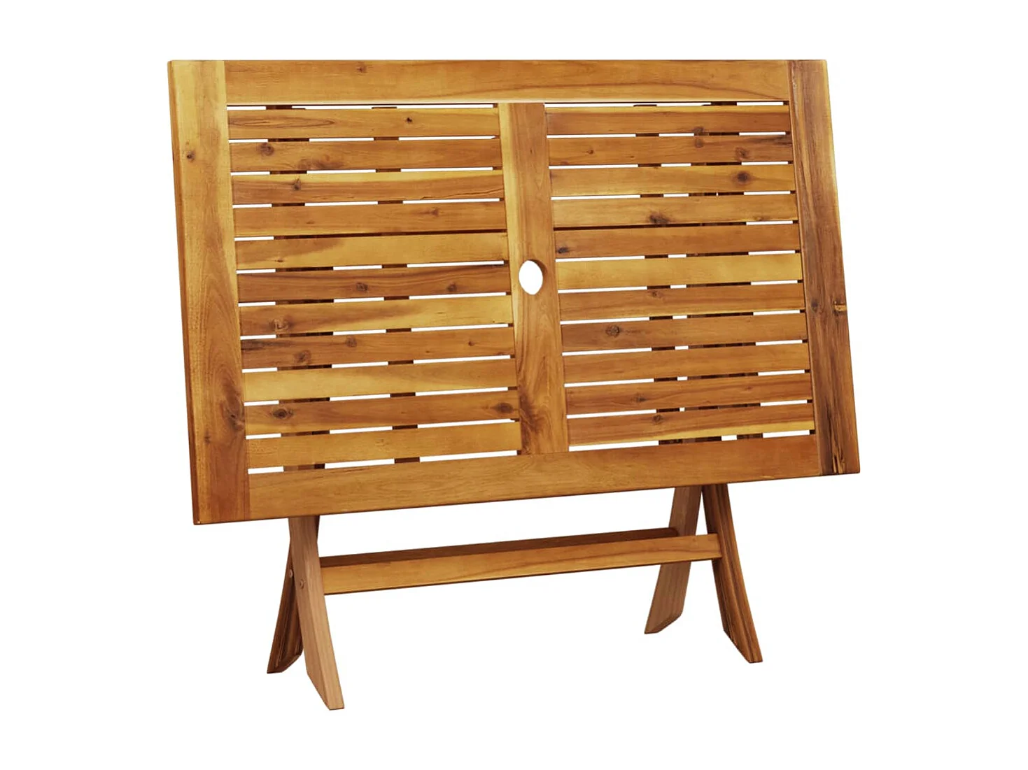 Set de comedor de jardín 5 piezas tela madera maciza gris taupe