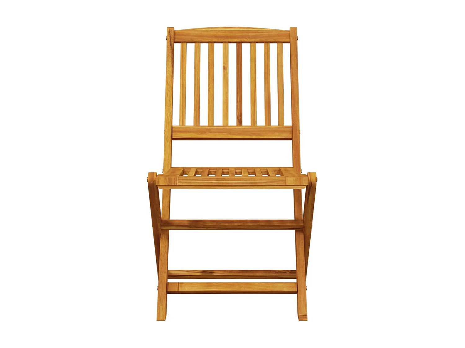 Ensemble à manger de jardin pliable 5 pièces bois massif d’acacia