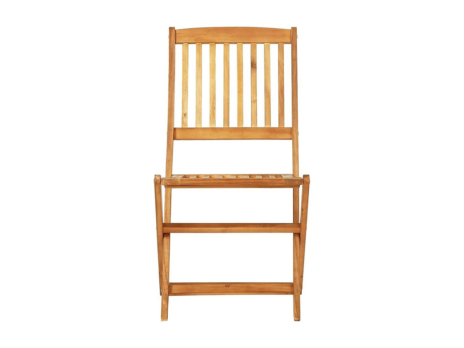 Set de comedor de jardín plegable 3 piezas madera maciza acacia