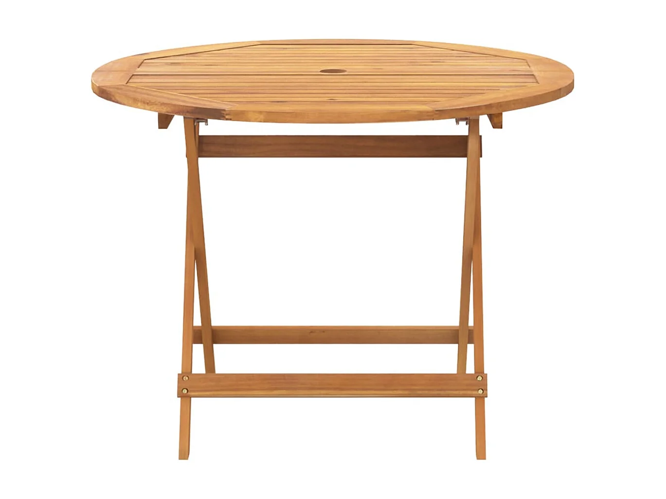 Set de comedor de jardín 5 piezas ratán PE madera maciza beige