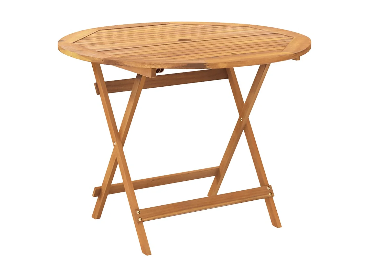 Set de comedor de jardín 5 piezas ratán PE madera maciza beige