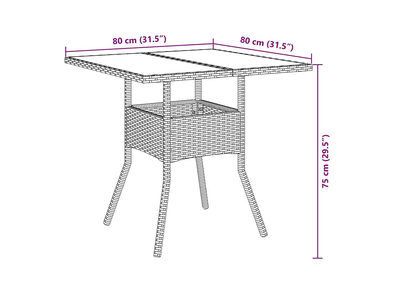 Ensemble à manger de jardin et coussins 5 pièces noir rotin acacia