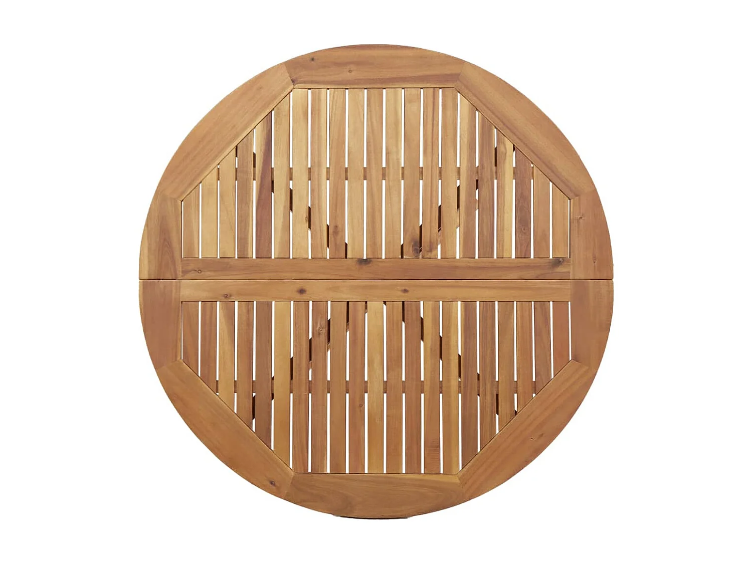 Juego de comedor de jardín 5 piezas madera maciza de acacia