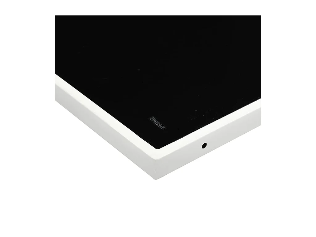 Juego de comedor de jardín 15 piezas con cojines textilene blanco