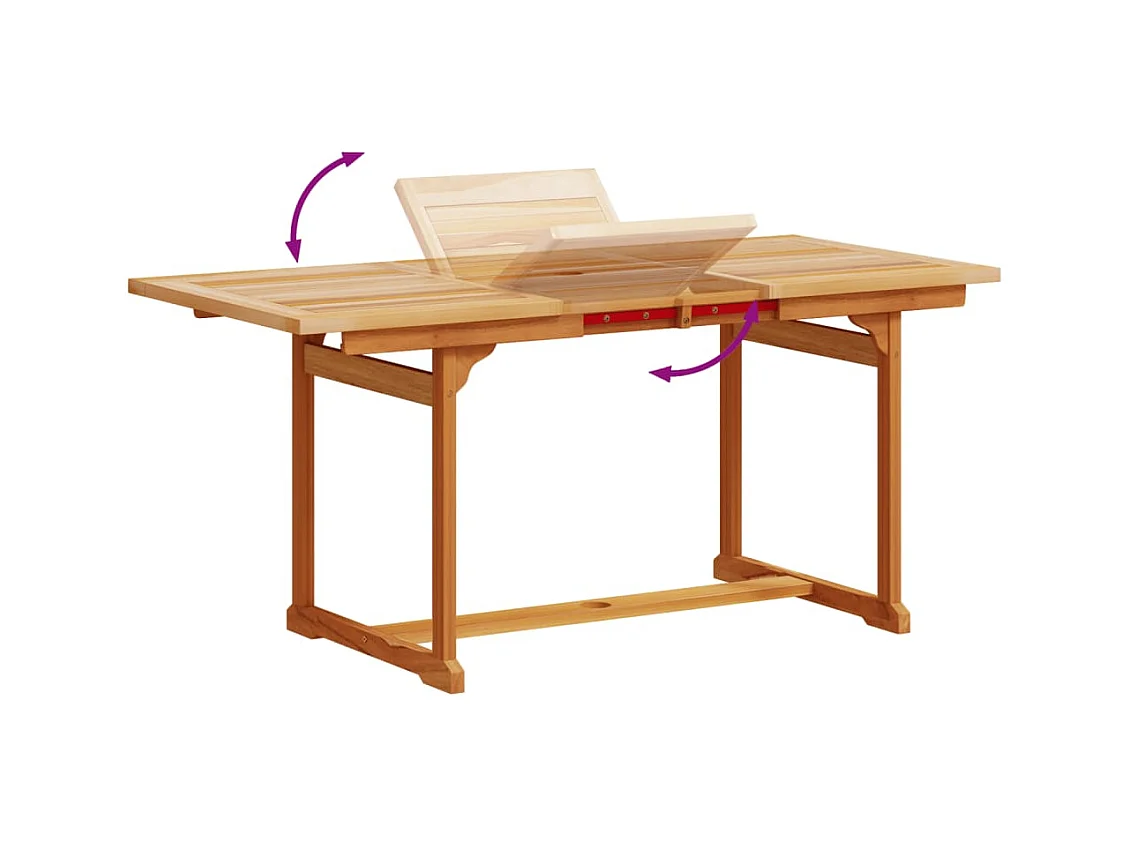 Ensemble à manger de jardin 7 pièces bois d'acacia solide textilène