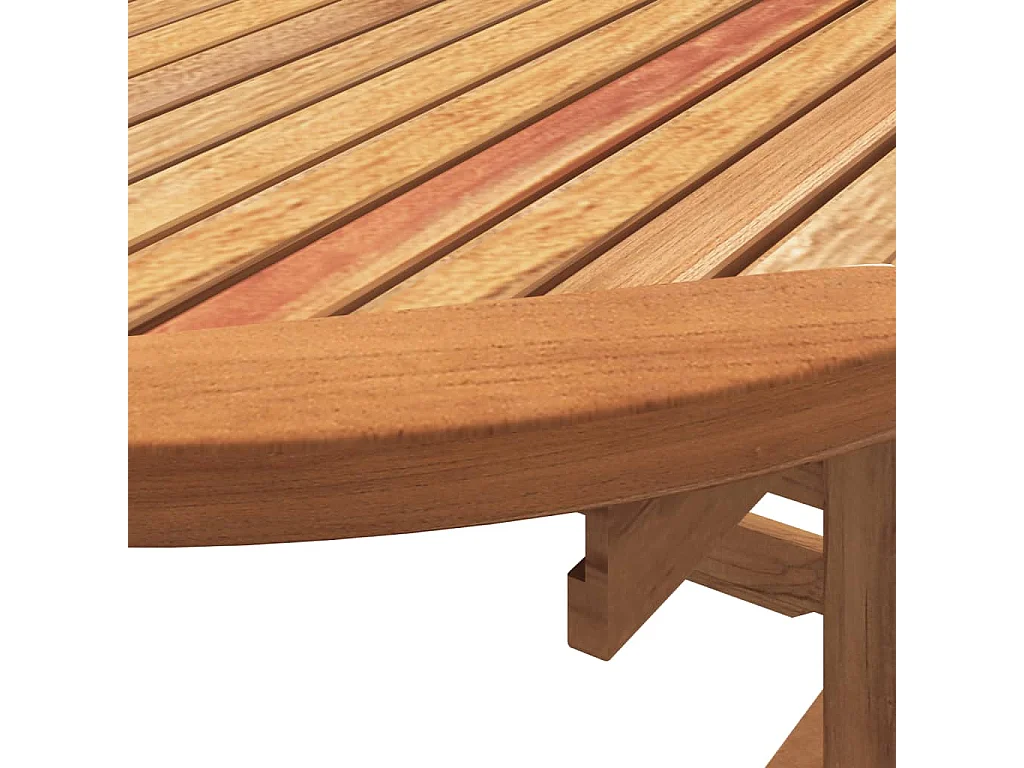 Ensemble à manger de jardin 5 pièces bois d'acacia solide textilène