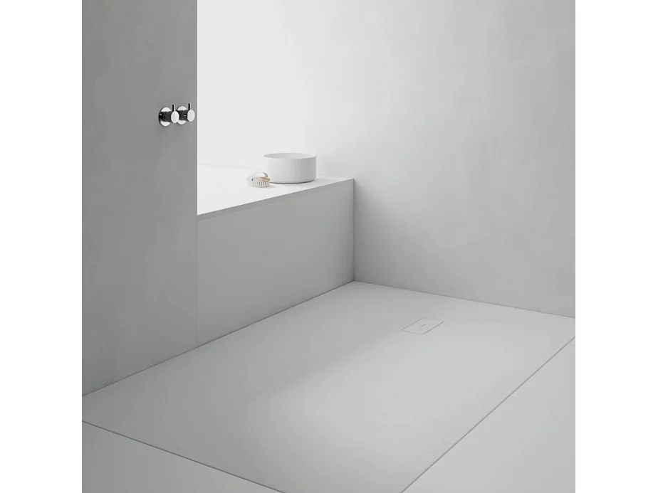 Plato de ducha resina FUSION CREMA  80x100cm