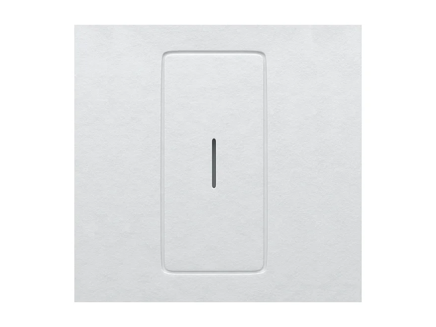 Piatto doccia ultrasottile 80 x 100 cm FUSENCE in resina finitura ardesia sabbia