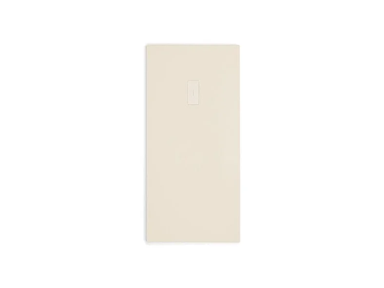 Piatto doccia ultrasottile 80 x 100 cm FUSENCE in resina finitura ardesia sabbia