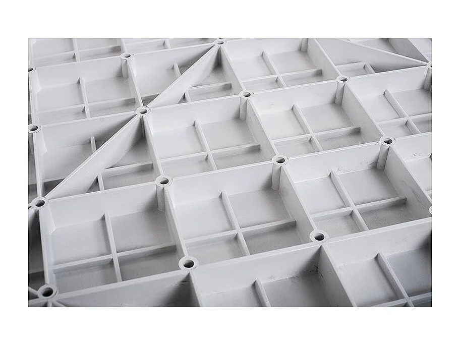 Piatto doccia ultrasottile 90 x 130 cm bianco PIATTO in SoliCast® finitura ardesia