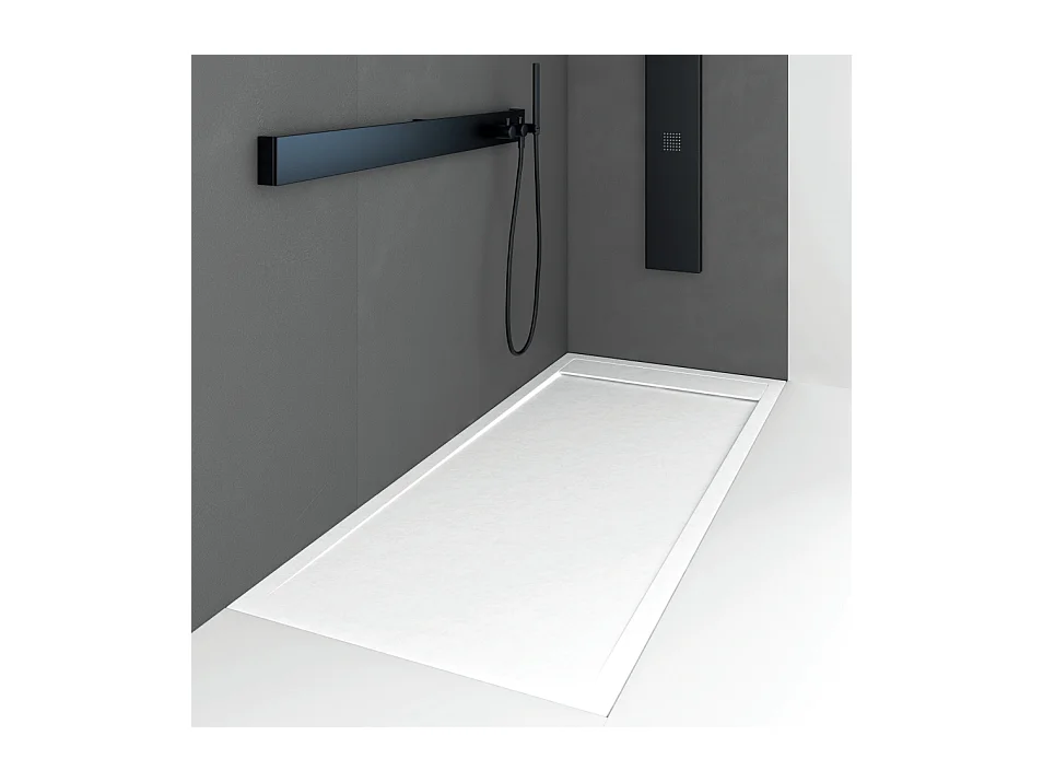 Plato de ducha resina QUORE BLANCO  80x140cm