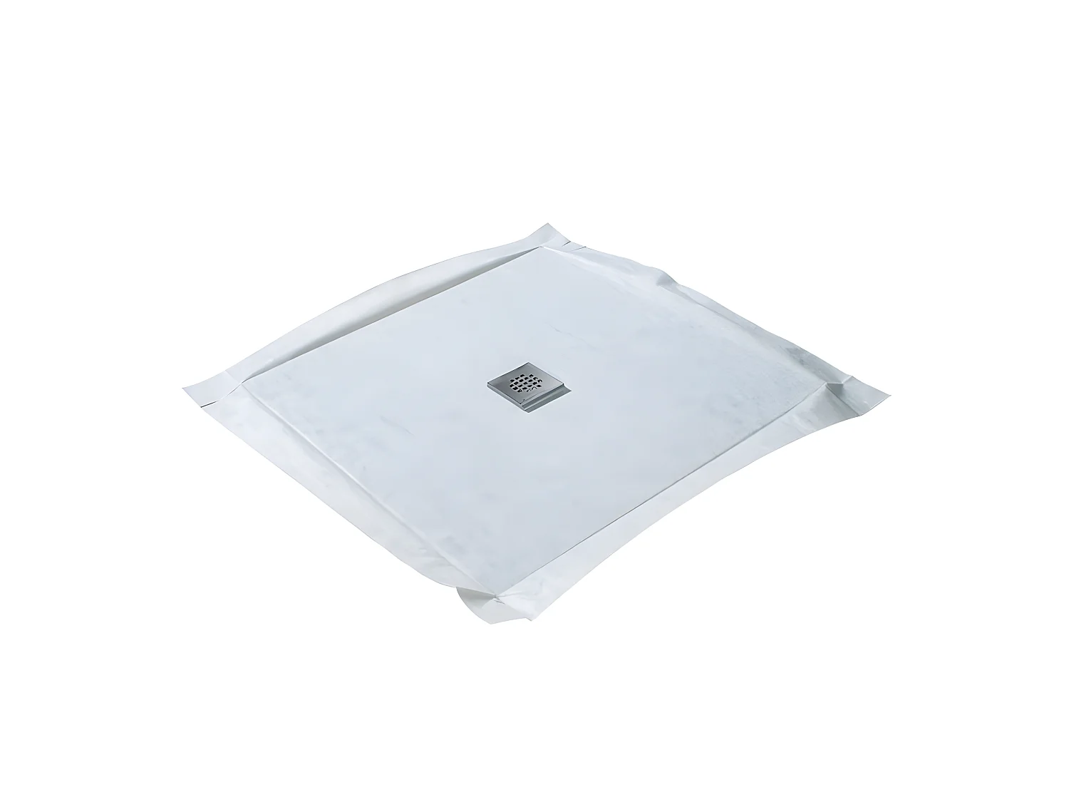 Duschwannensystem für geflieste Duschböden FLATBOARD 90 x 90 cm