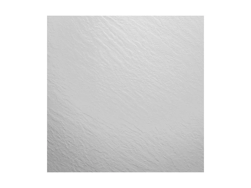 Receveur de douche 80 x 120 cm extra plat PIATTO en SoliCast® surface ardoisée blanc