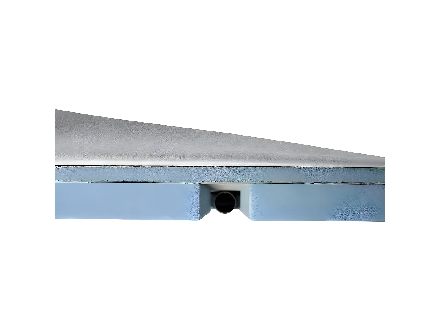 Piatto doccia da piastrellare COMPACT LINEBORD 4 pendenze con membrana impermeabile e scarico ultrapiatto 90 x 120 cm