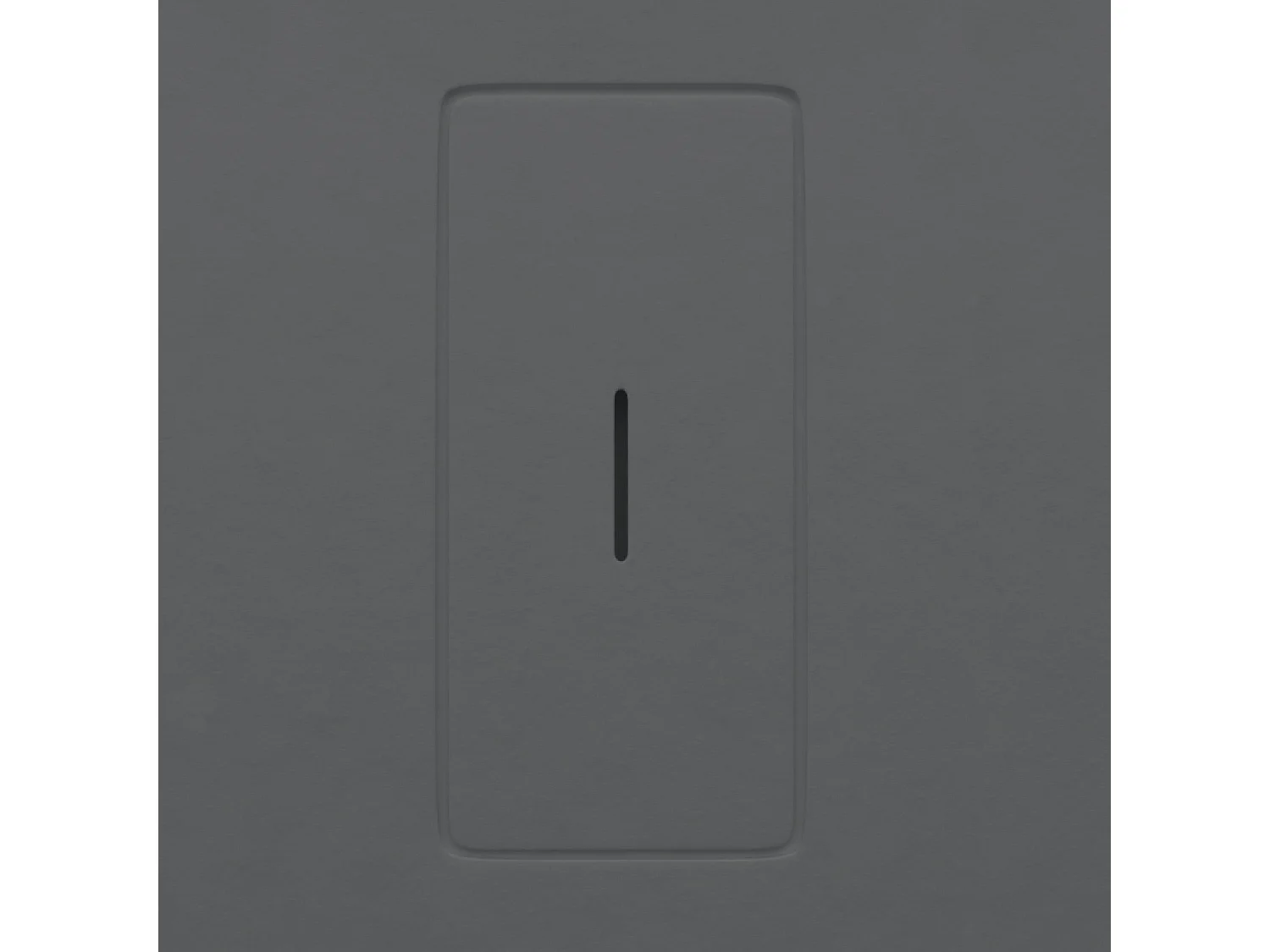 Piatto doccia ultrasottile 70 x 90 cm FUSENCE in resina finitura ardesia antracite