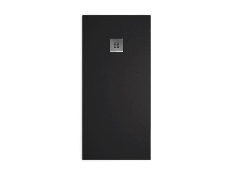Piatto doccia ultrasottile 70 x 180 cm MARIANA in resina finitura ardesia nero
