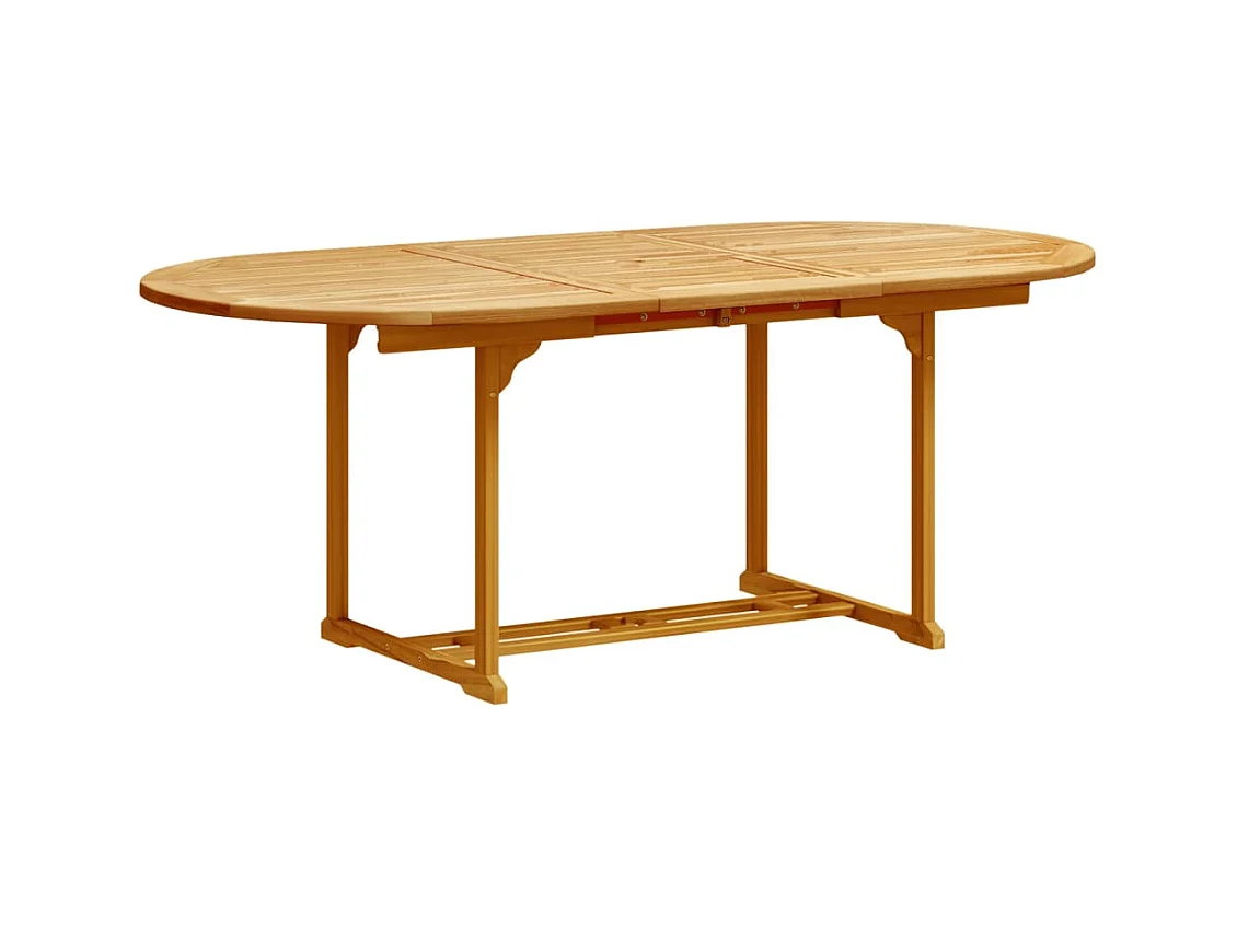 Ensemble à manger de jardin 5 pièces bois d'acacia solide textilène