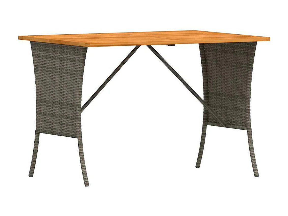 3-delige Loungeset met kussens poly rattan grijs