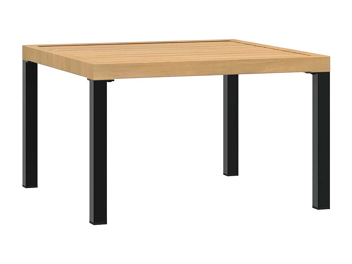 Set de sofás de jardín con cojines 4 piezas aluminio negro