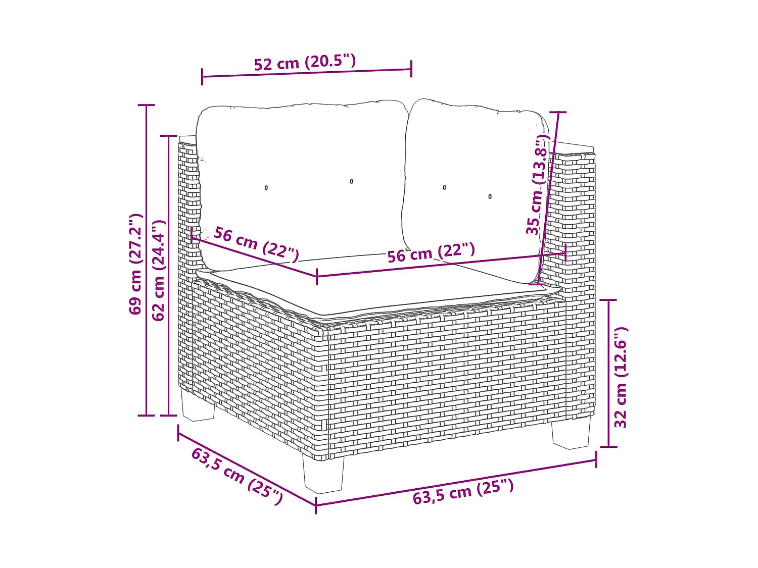 Salon de jardin avec coussins 5 pièces beige résine tressée