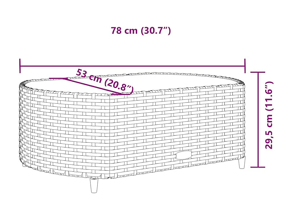 5-delige Loungeset met kussens poly rattan zwart