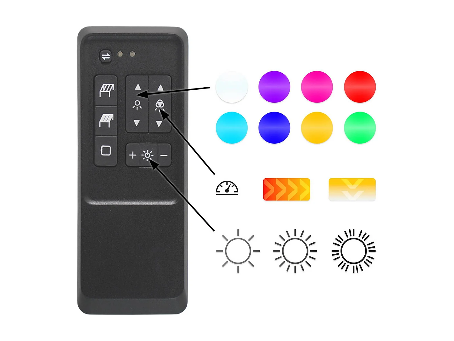 Pérgola bioclimática 3x6m eléctrica de aluminio con led + 2 toldos de