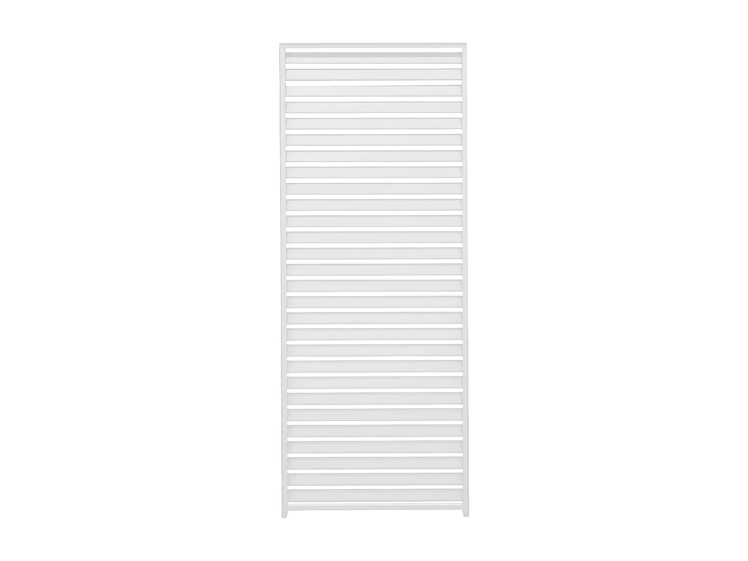 Pergola bioclimatique aluminium 3x3 m V2 lames orientables + 3 persiennes TRIOMPHE blanc