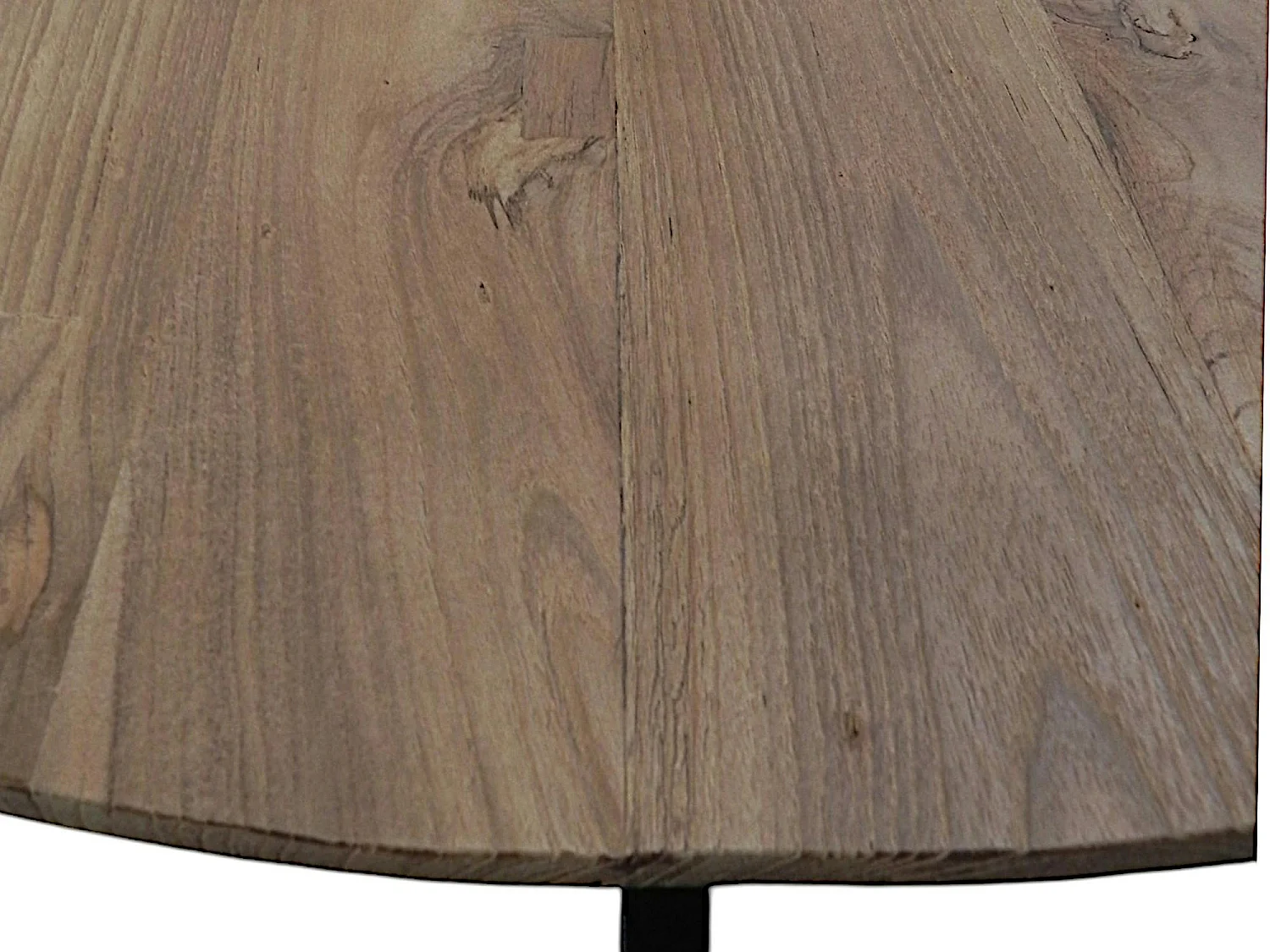 Table basse en bois de teck recyclé, forme ovale DEPOK