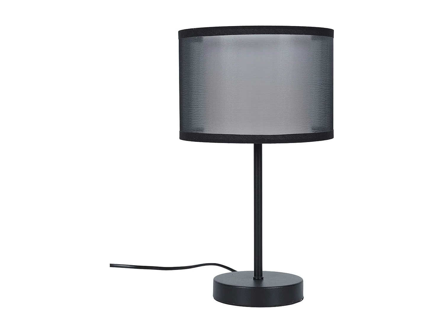 Lampe De Table Double Abatjour Noir Noir