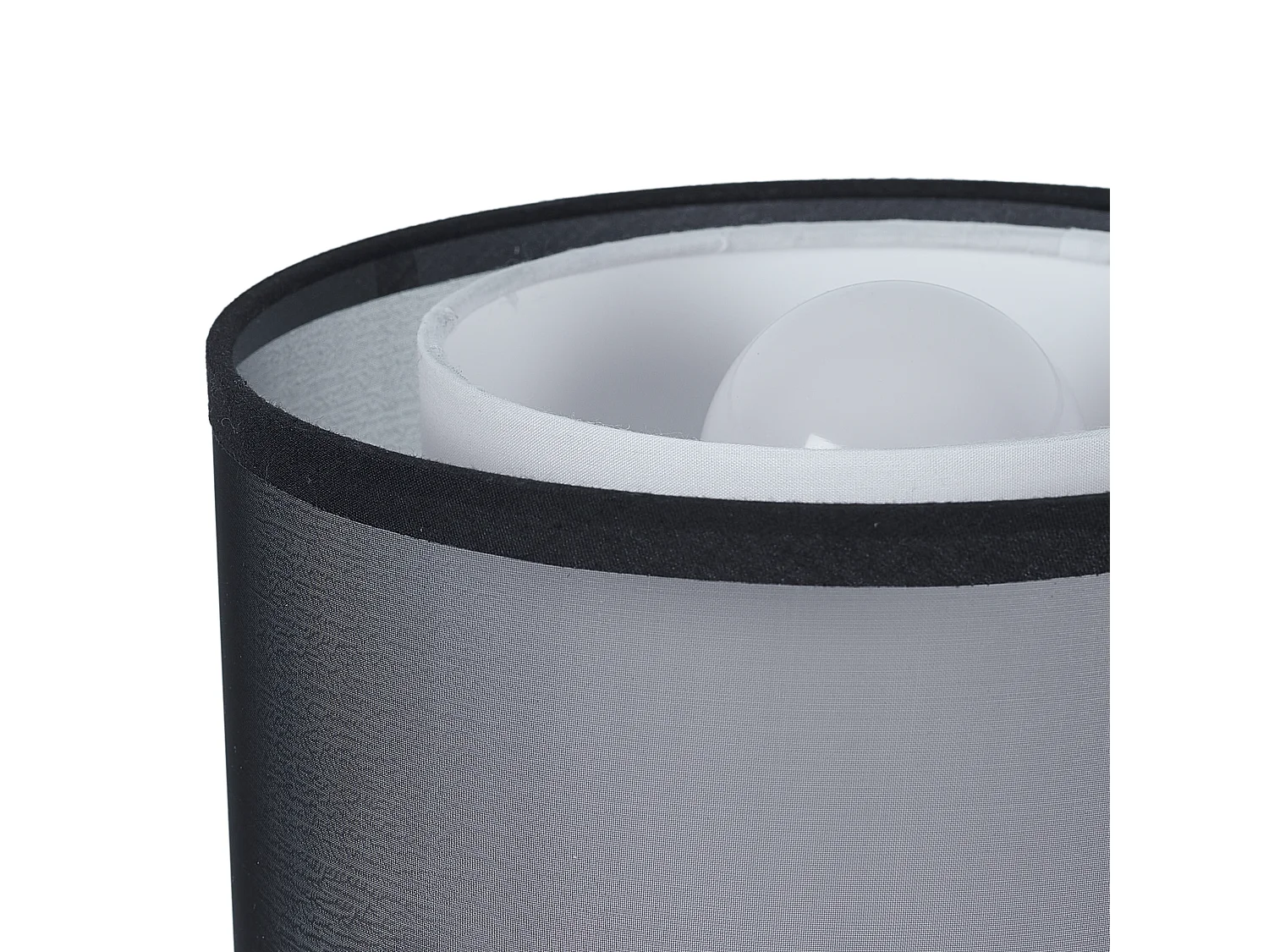 Lampe De Table Double Abatjour Noir Noir