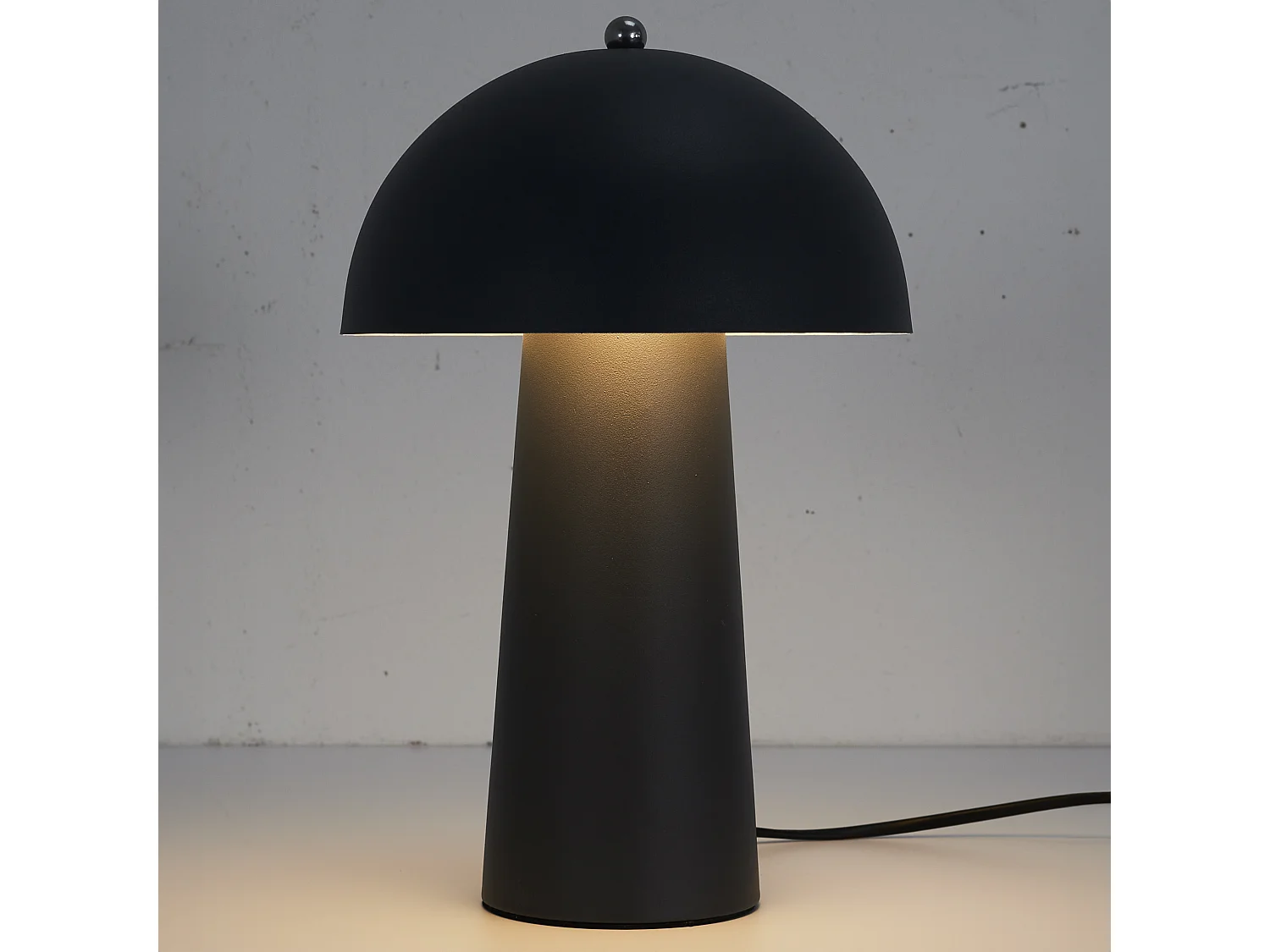 Lampe De Table Champignon Gris Gris