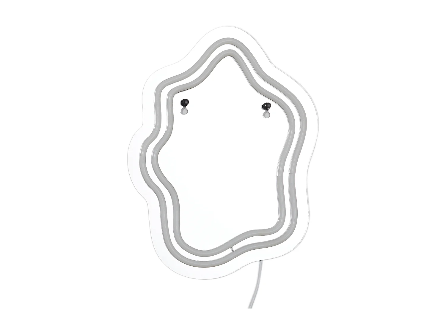 Mirroir Led Effet Neon Rose