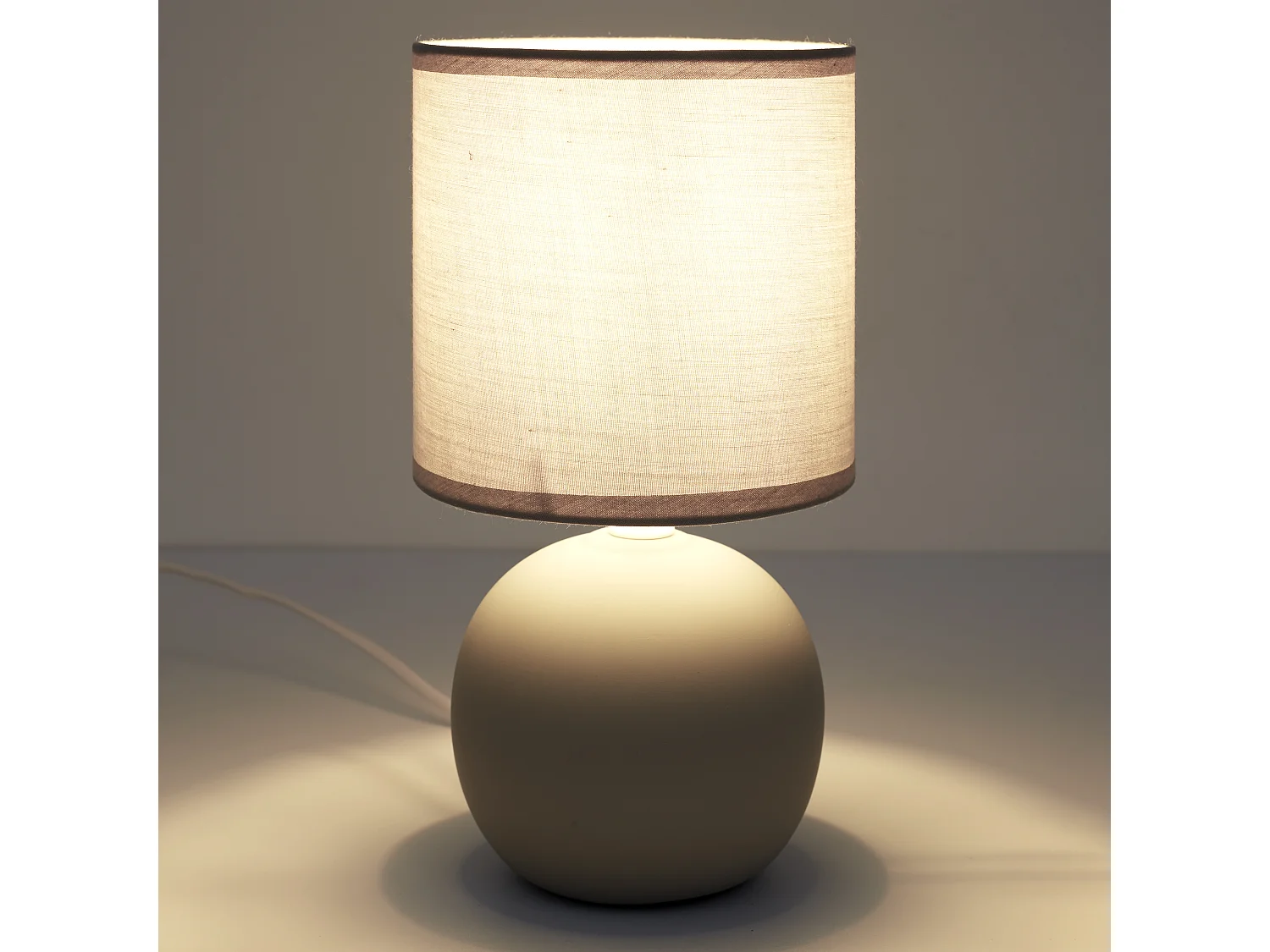 Lampe De Table Taupe Gris