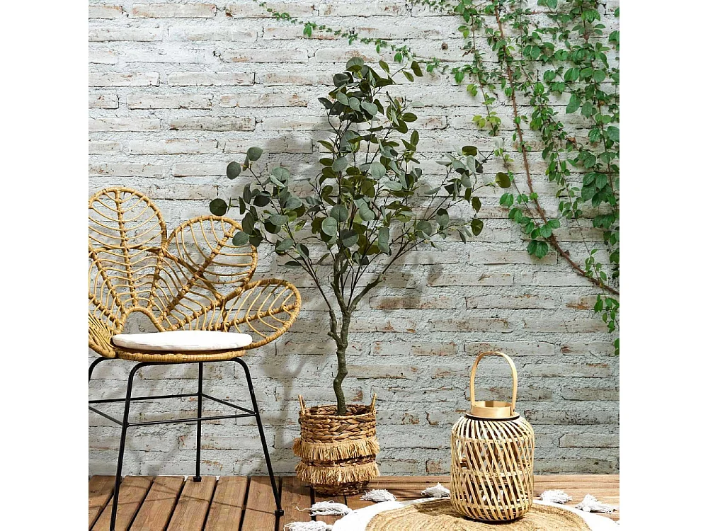 Lante Artificielle Eucalyptus 130cm Vert