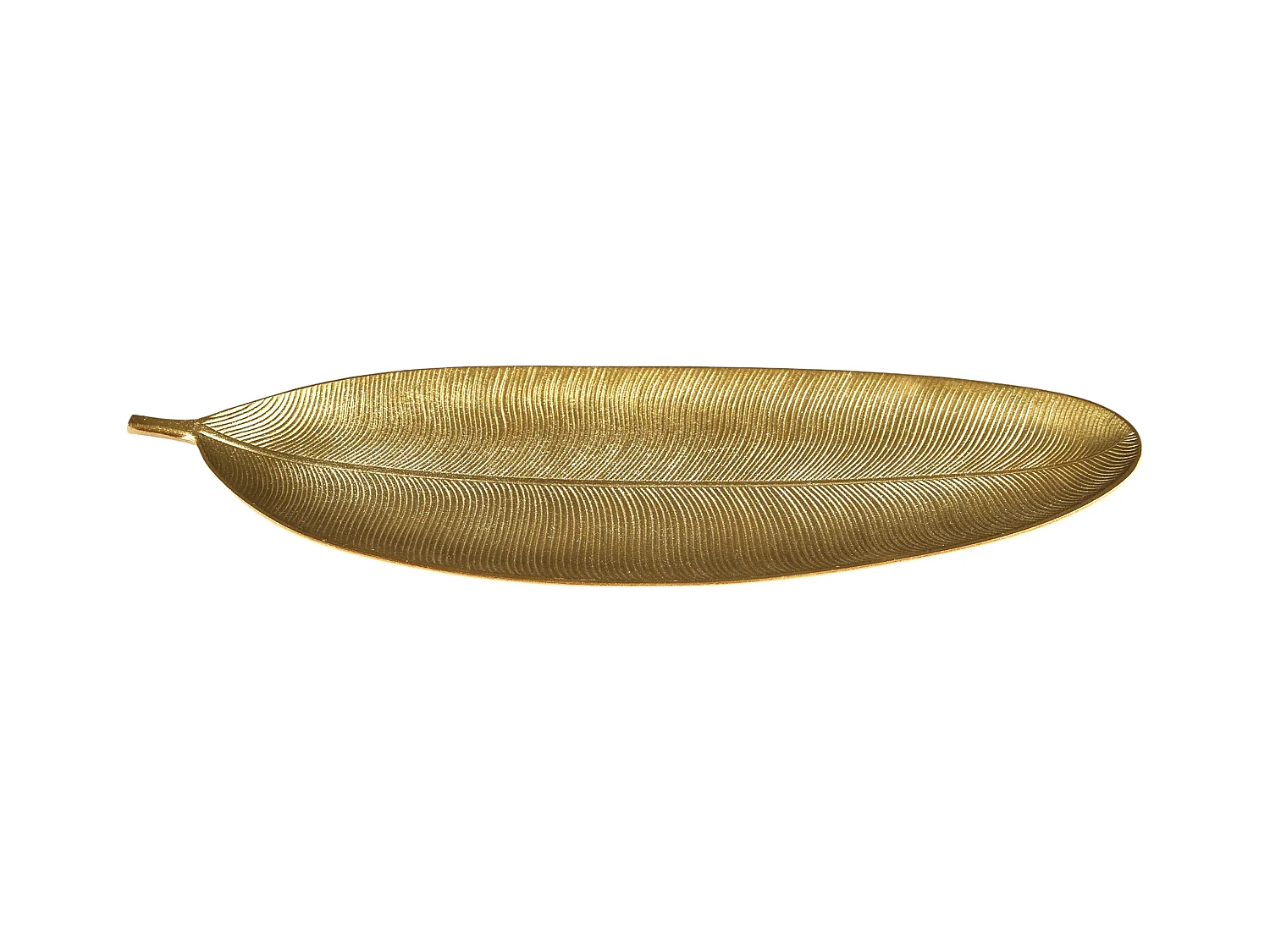 Vide Poche Feuille Dore Or