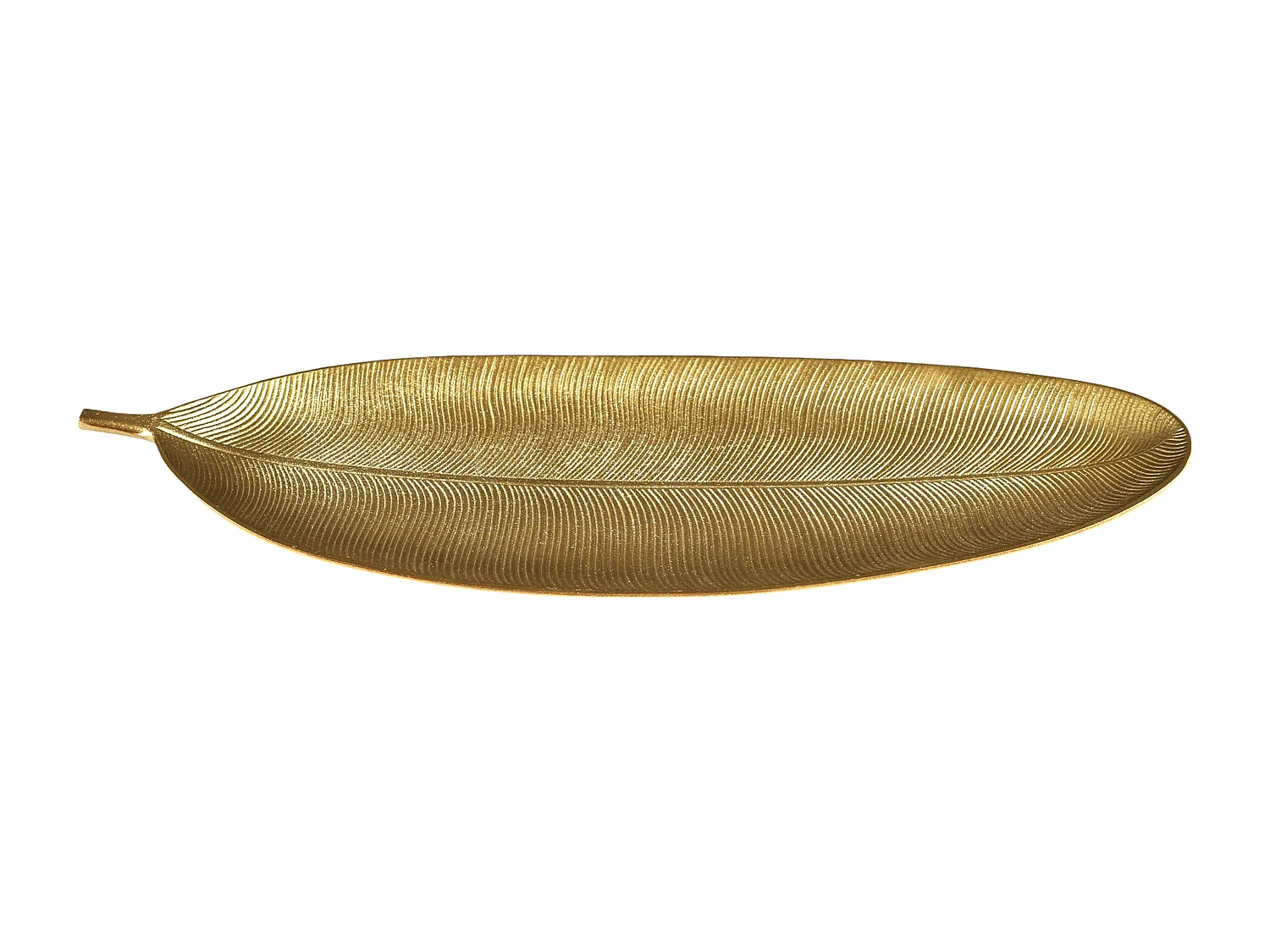 Vide Poche Feuille Dore Or