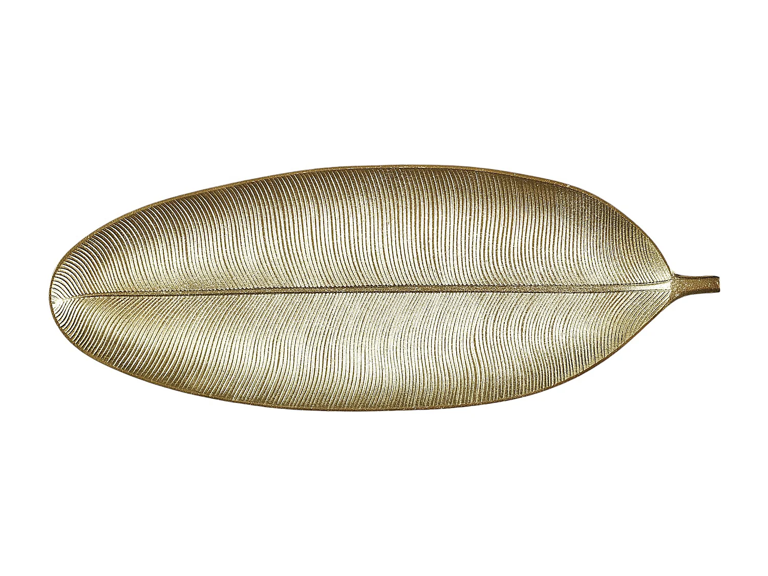 Vide Poche Feuille Dore Or