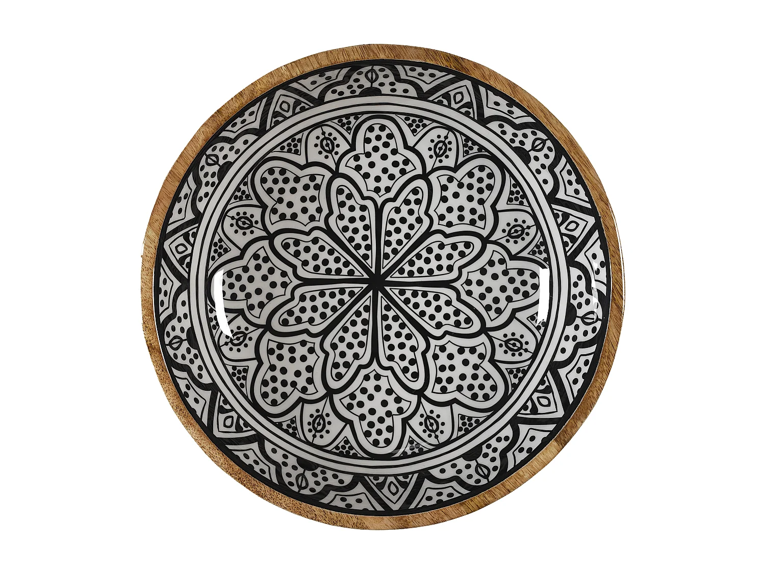 Saladier Manguier Dune Uni D28 Marron, Blanc, Noir