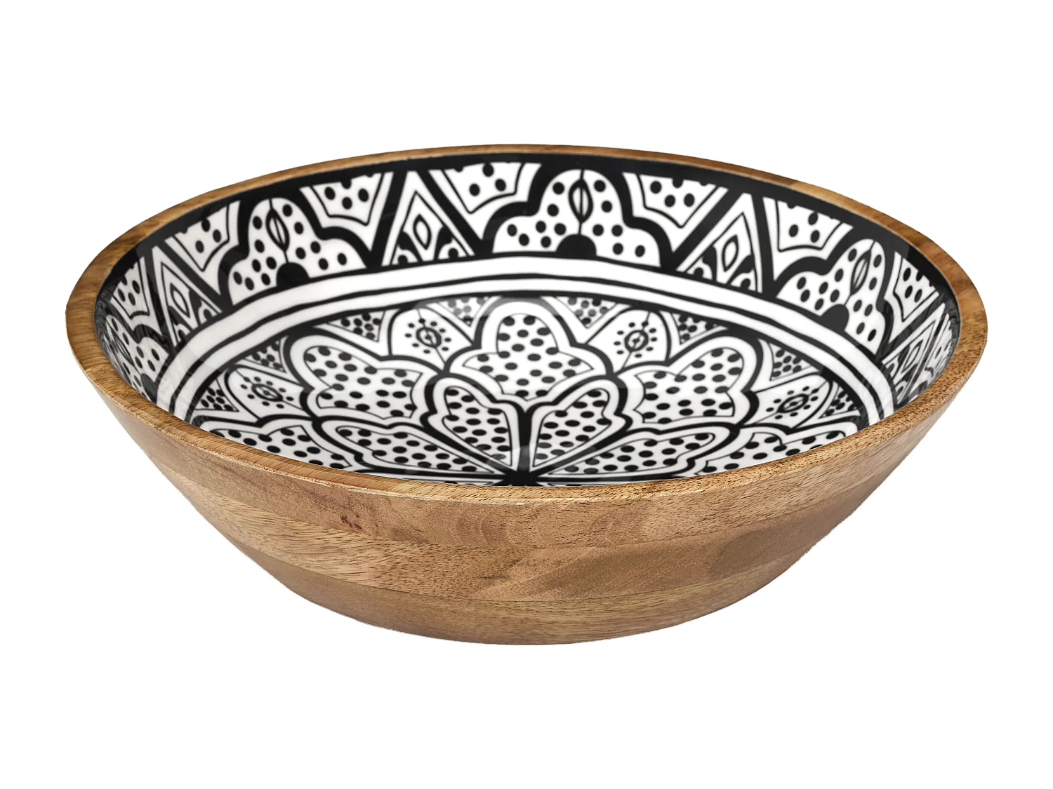 Saladier Manguier Dune Uni D28 Marron, Blanc, Noir