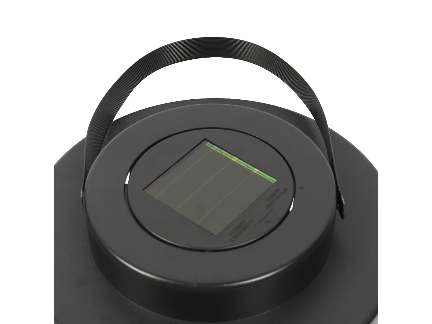 Lanterne Solaire Effet Bougie H25cm Noir