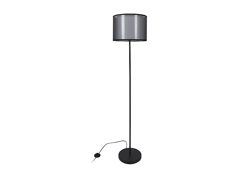 Lampadaire Double Abatjour Noir