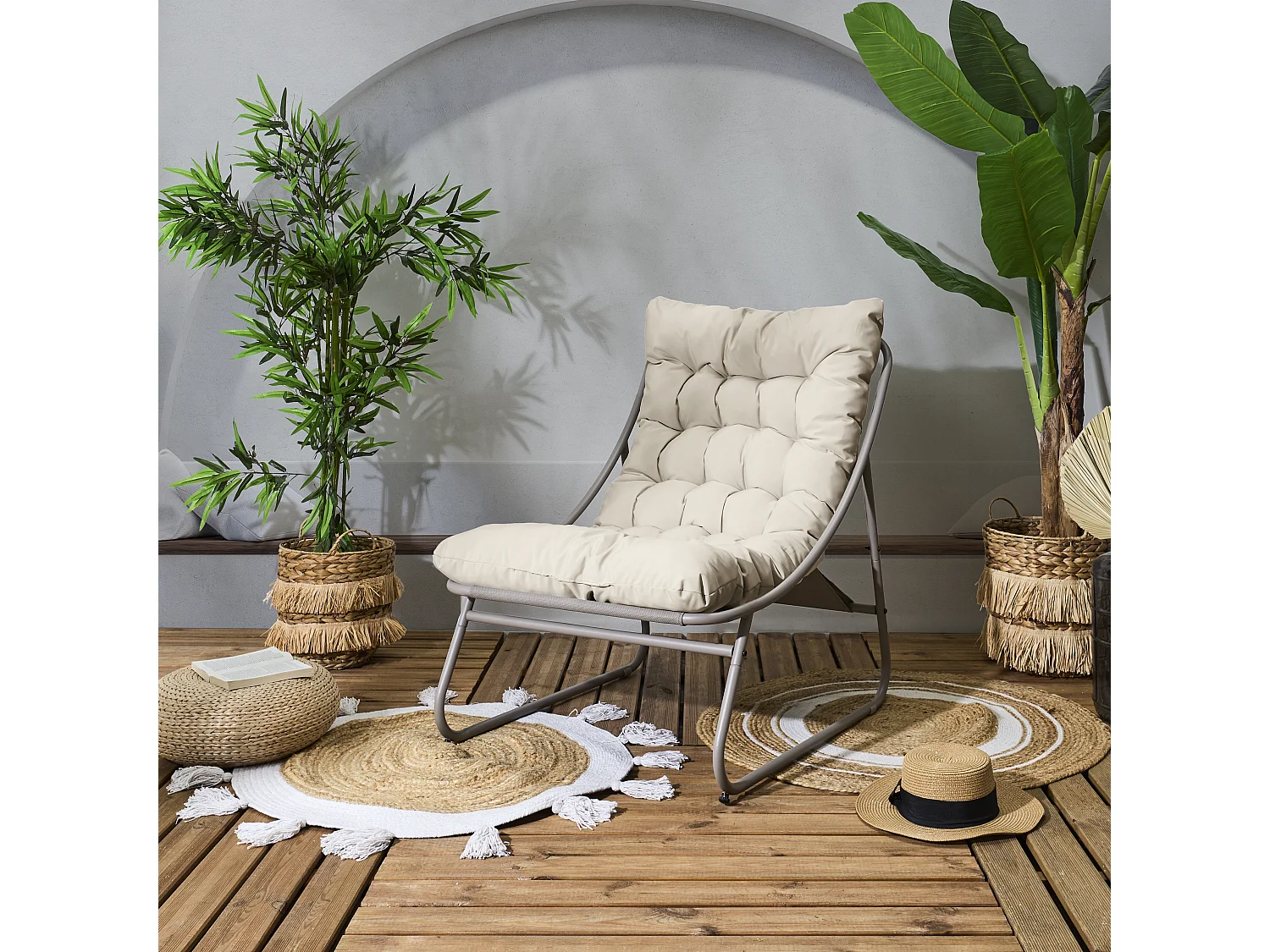 Fauteuil Dolce Vita Beige Beige
