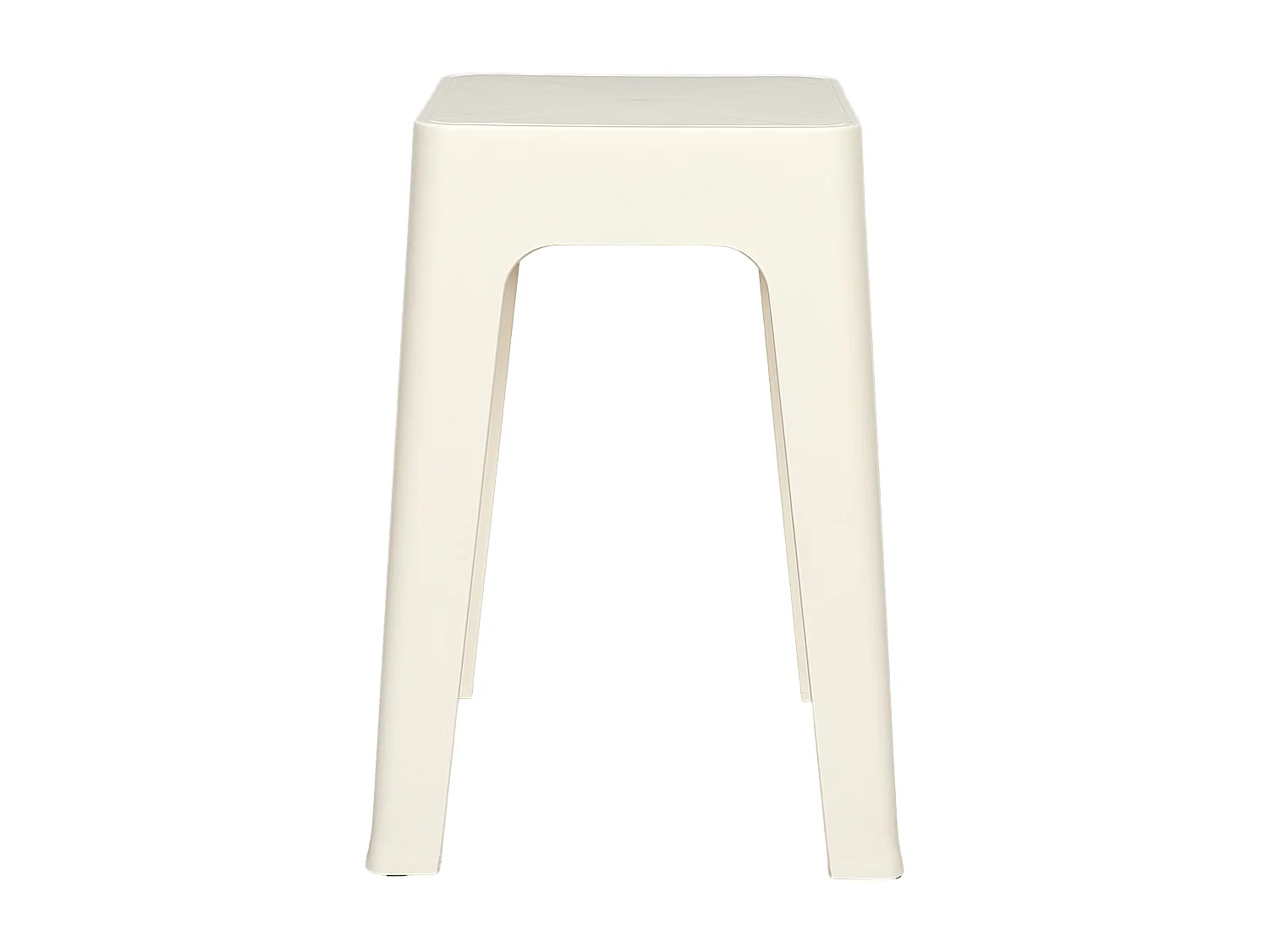 Tabouret Empilable Spectra Creme Blanc