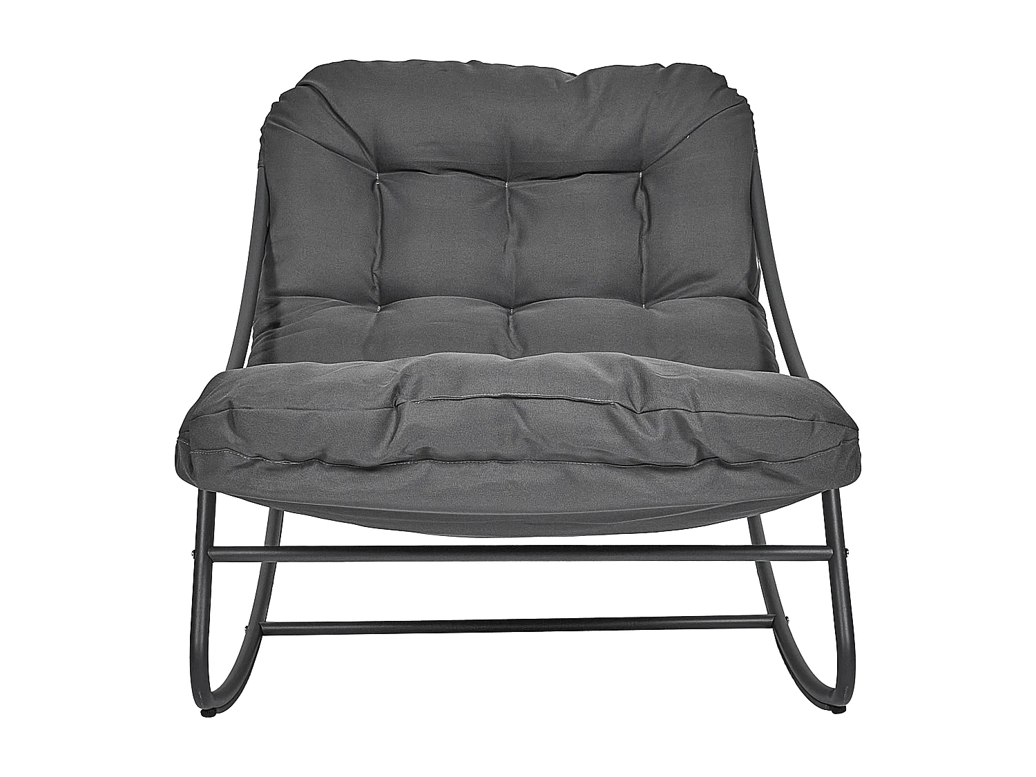 Fauteuil A Bascule Tenerife Anthracite Gris