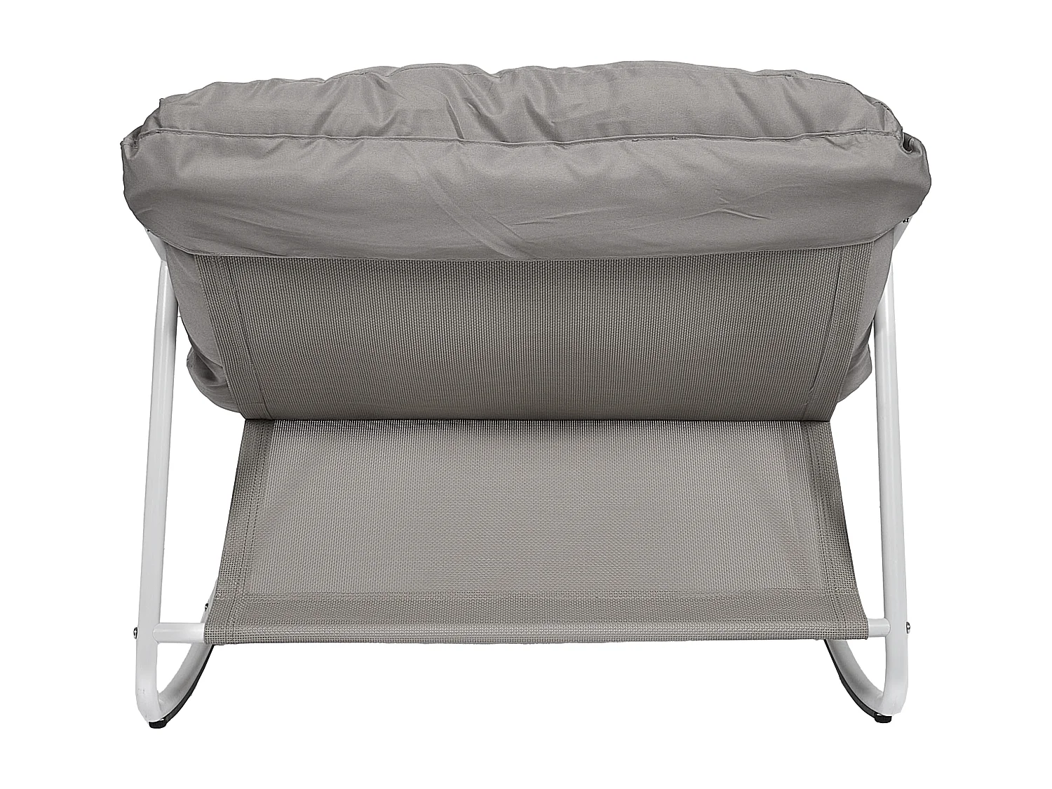 Fauteuil A Bascule Tenerife Beige Blanc, Beige