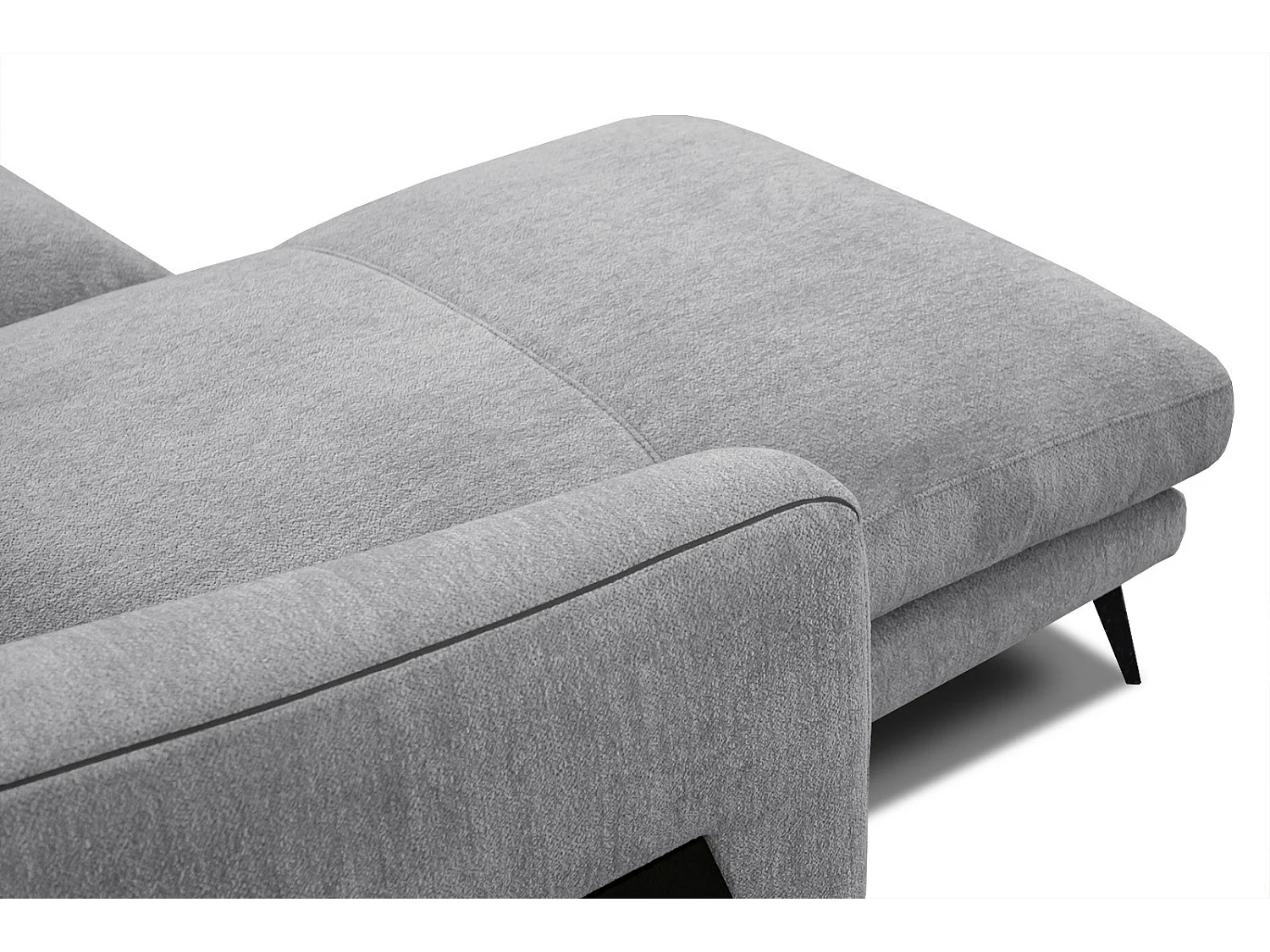 WINTER Ecksofa 4-Sitzer links, hellgrau